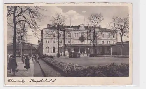 904387 Ak Chemnitz - Partie vor dem Hauptbahnhof um 1915