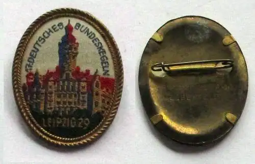 Seltenes Abzeichen 17. Deutsches Bundeskegeln Leipzig 1929 (132581)