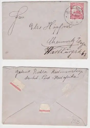 901445 Brief mit Stempel Kuibis Deutsch Süd-West-Afrika Namibia 1913