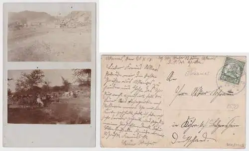 901339 Foto Ak Ukamos Deutsch Süd-Westafrika Namibia Stempel Ukamas 1908