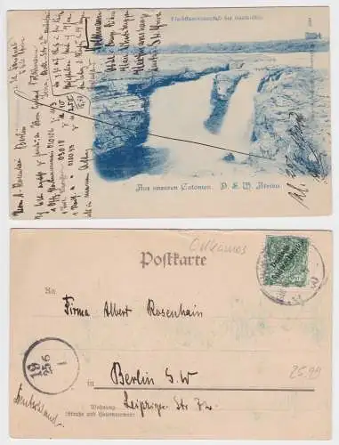 901449 Ak Ganikoibis Deutsch Süd-Westafrika Namibia Stempel Ukamas 1900