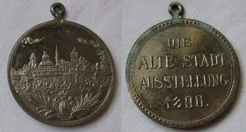 seltene Medaille Die alte Stadt Ausstellung 1896 Dresden Glaser & Sohn (135777)