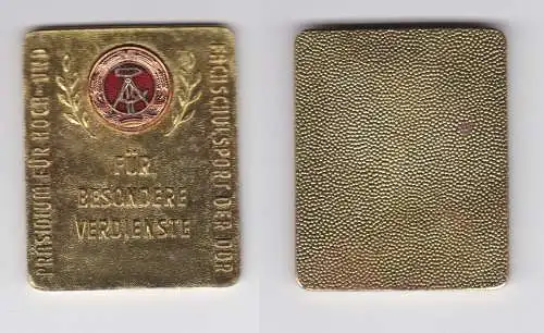 DDR Plakette Präsidium für Hoch- und Fachschulsport Stufe Gold (122112)