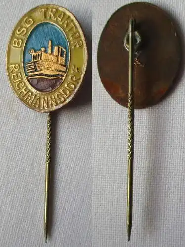 DDR Sport Anstecknadel Mitgliedsabzeichen BSG Traktor Reichmannsdorf (145823)