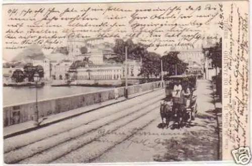 20880 Ak Rio de Janeiro Brasilien Caes da Gloria II1906