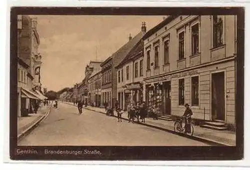 52698 Feldpost Ak Genthin Brandenburger Strasse 1916