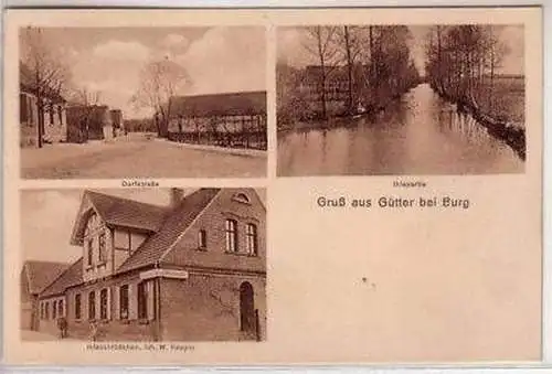 44512 Mehrbild Ak Gruß aus Gütter bei Burg 1926