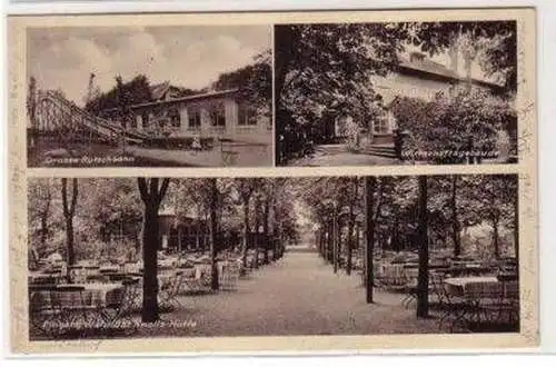 46772 Ak Dölau bei Halle Waldlust Knollshütte um 1935