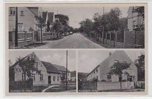 46529 Mehrbild Ak Zinsdorf bei Halle Gasthaus um 1940