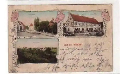 16992 Mehrbild Ak Gruß aus Nienstedt Gasthof 1911