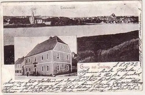 38069 Mehrbild Ak Gruß aus Seeburg Totalansicht, Gasthof zur Forelle 1902