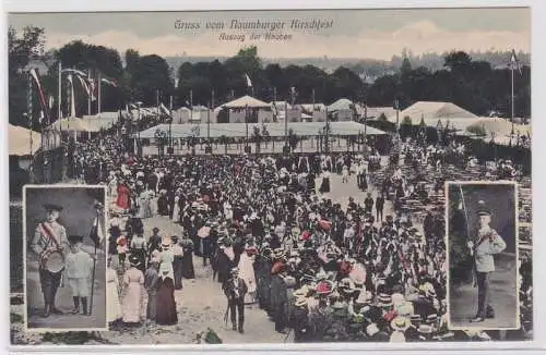 77342 Ak Gruss vom Naumburger Kirschfest Auszug der Knaben um 1910