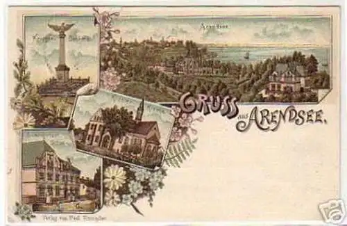 07379 Ak Lithographie Gruss aus Arendsee 1898