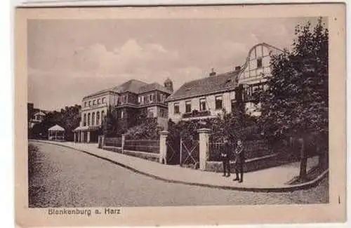 46964 Ak Blankenburg am Harz Strassenansicht um 1930