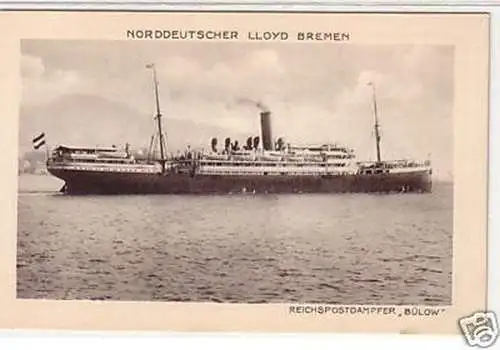 23030 Ak Reichspostdampfer "Bülow" um 1920