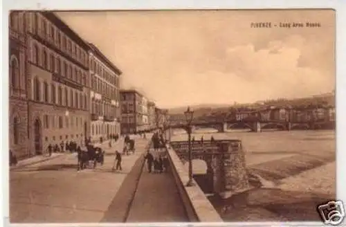 30641 Ak Florenz Firenze Lung´Arno Nuovo 1909