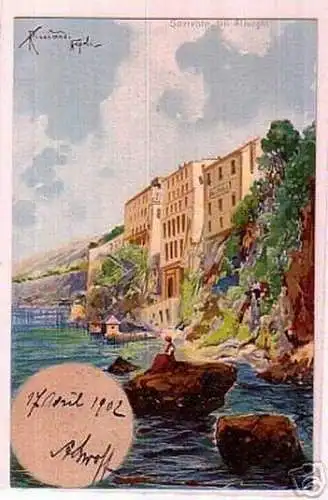 00449 Ak Italien Sorrento Gli Alberghi 1902