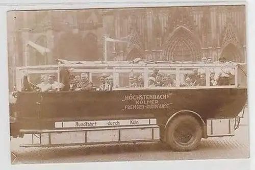 64838 Foto Ak "Höchstenbachs" Kölner "Fremden Rundfahrt" um 1930