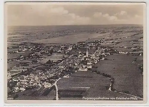 64214 Ak Flugzeugaufnahme von Edesheim Pfalz 1937