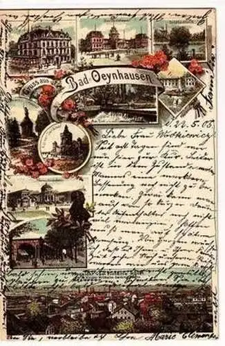 56892 Mehrbild Ak Gruss aus Bad Oeynhausen 1905