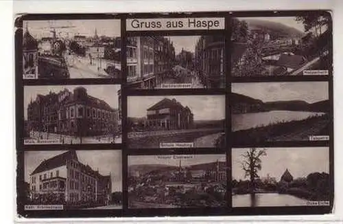 55511 Mehrbild Ak Gruß aus Haspe 1915