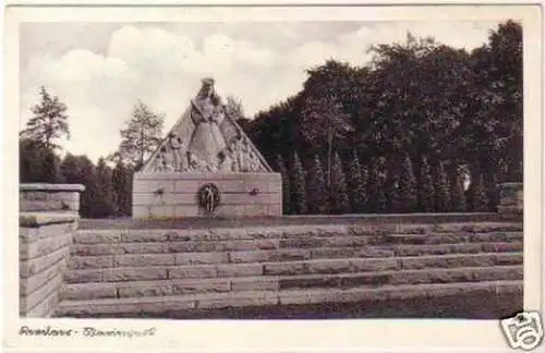 24378 Ak Kevelaer Denkmal um 1940