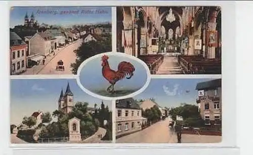 22035 Feldpost Ak Arenberg genannt roter Hahn 1918