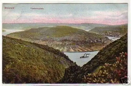 05389 Ak Boppard am Rhein Vierseenplatz 1911