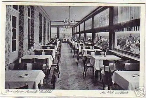 04901 Ak Bielefeld Gasthaus "Zur schönen Aussicht" 1940