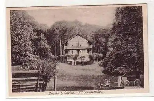 55939 Ak Serrahn bei Strelitz Alt Schweizerhaus um 1920