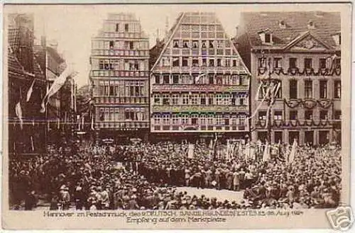 05167 Ak Hannover 9. deutsches Sängerbundesfest 1924