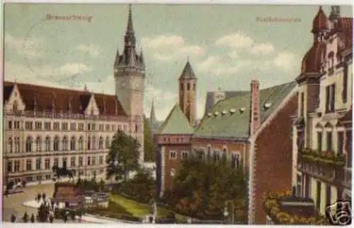 15583 Ak Braunschweig Ruhfäutchenplatz 1910