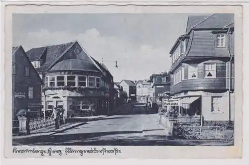 95428 Ak Braunlage im Oberharz - Blick in die Elbingeröder Straße 1943