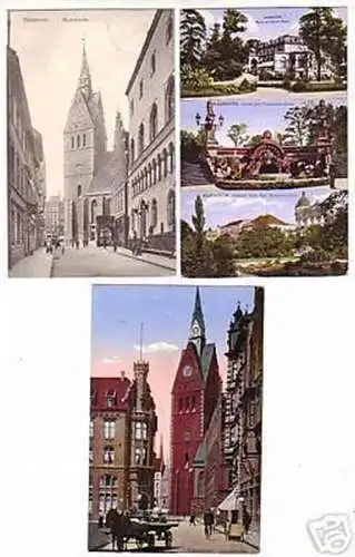 16883/3 Ak Hannover Marktkirche usw. um 1915