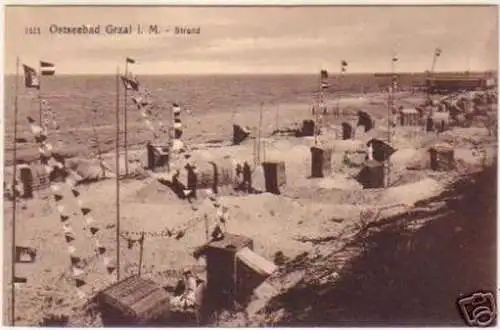 16985 Ak Ostseebad Graal in Mecklenburg Strand 1912