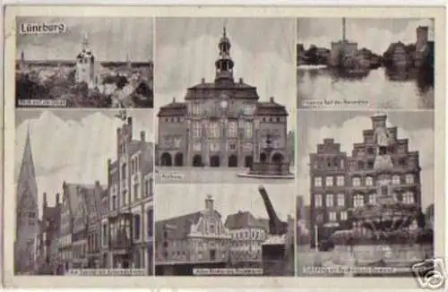 11643 Mehrbild Ak Lüneburg Ratsmühle usw. 1939