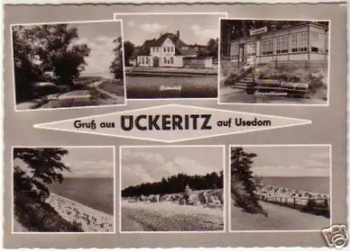 12157 Ak Gruß aus Ückeritz auf Usedom um 1970