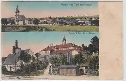 56743 Mehrbild Ak Gruß aus Pretzschendorf Gasthof um 1910