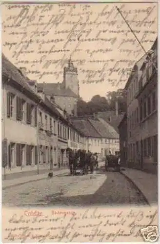 14679 AK Colditz Badergasse um 1920