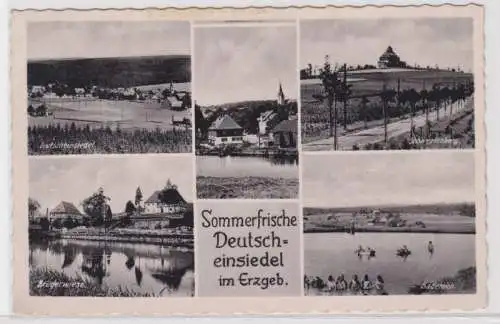 67616 Mehrbild Ak Sommerfrische Deutsch Einsiedel im Erzgebirge um 1930