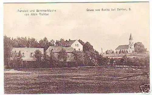 05539 Ak Gruß aus Bucha bei Dahlen in Sachsen 1911