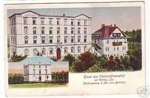 06458 Ak Gruss aus Teichwolframsdorf b. Werdau um 1910