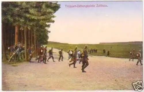 26206 AK Truppenübungsplatz Zeithain, im Gelände 1915