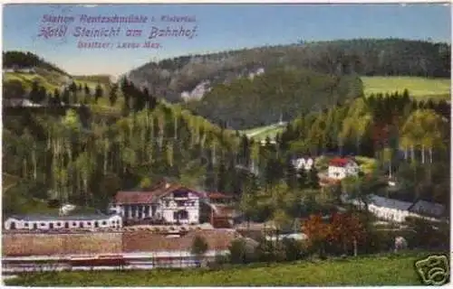 19178 Ak Station Rentzschmühle im Elstertal 1912