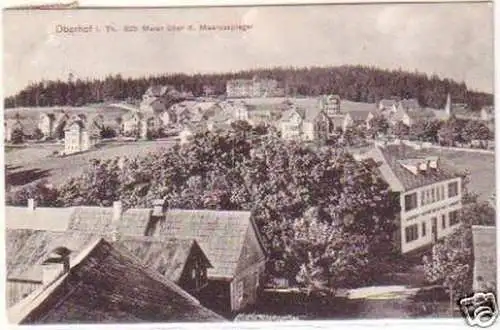 21063 Ak Oberhof in Thüringen Totalansicht 1909