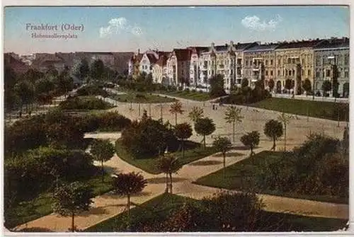 59078 Feldpost Ak Frankfurt an der Oder Hohenzollernplatz 1916