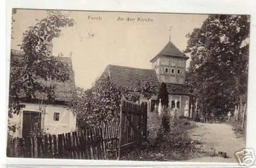 13129 Ak Gruß aus Ferch an der Kirche 1911