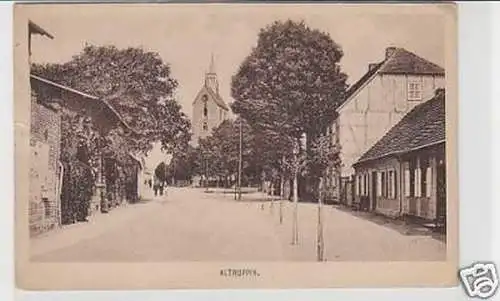 34826 Ak Altruppin Strassenansicht um 1920