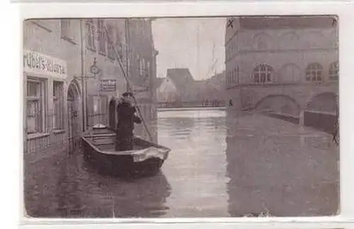 10042 Ak Hochwasser Katastrophe Nürnberg 1909 "Grübelstrasse"