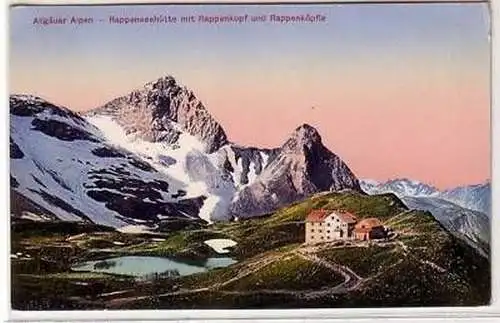 10835 Ak Rappenseehütte mit Rappenkopf um 1910